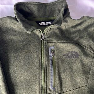 The North Face Olive Green pullover Jacket